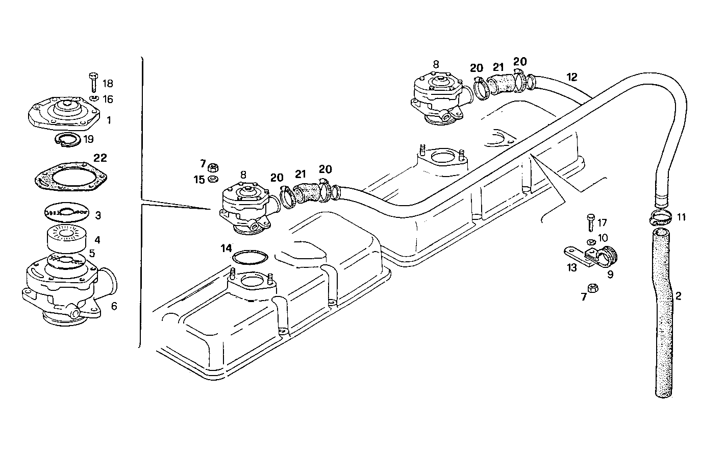 ENGINE BREATHERS parts diagram