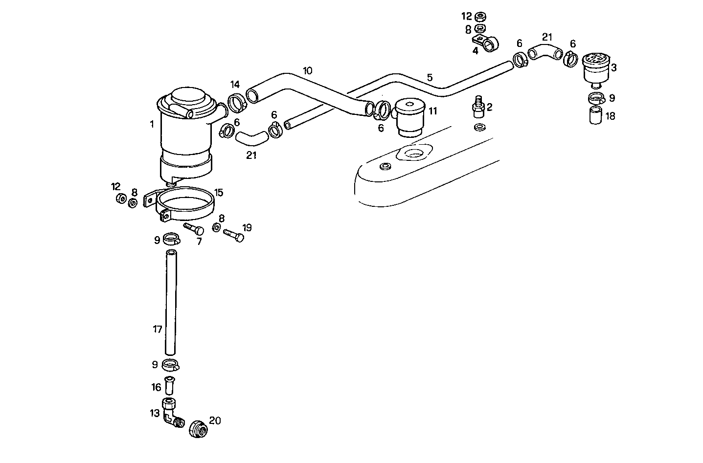 ENGINE BREATHERS parts diagram