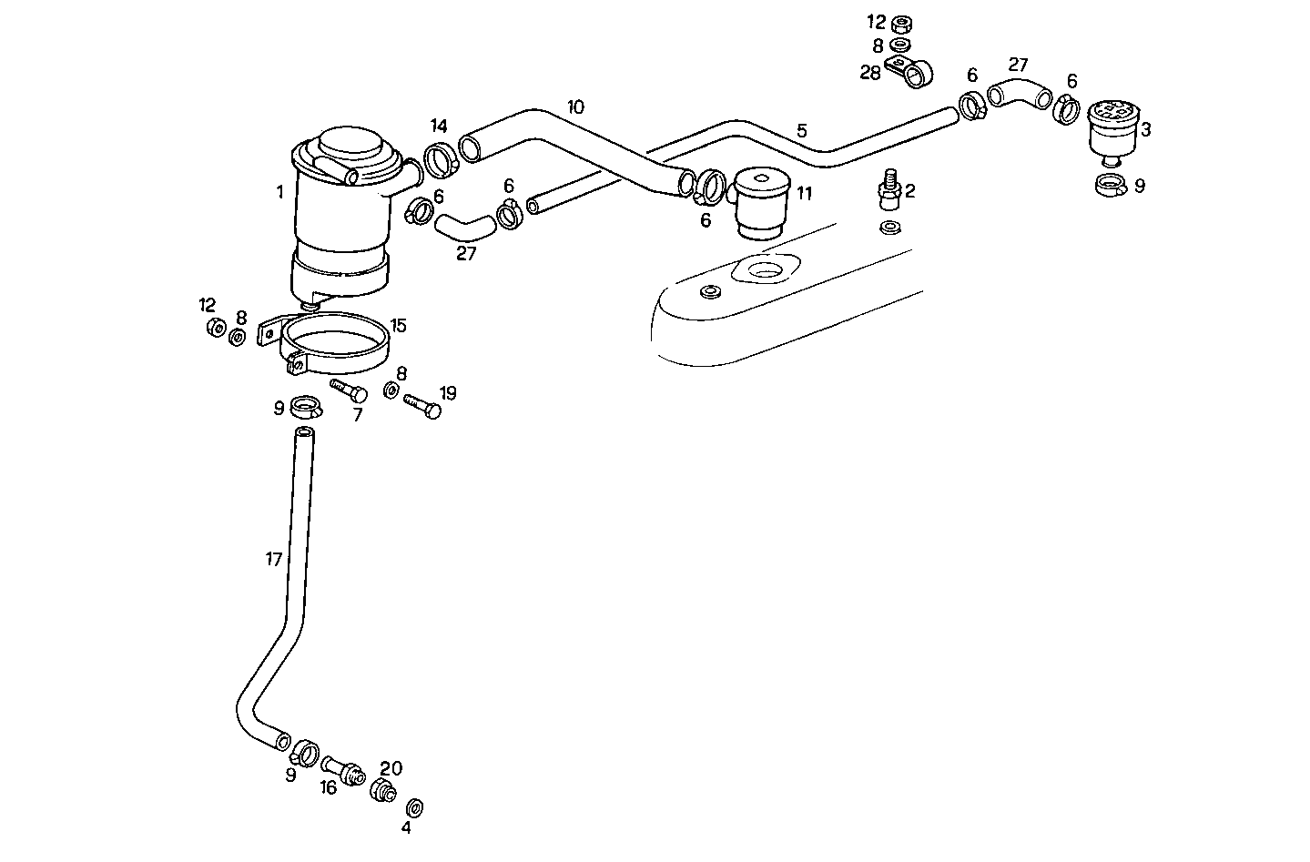 ENGINE BREATHERS parts diagram