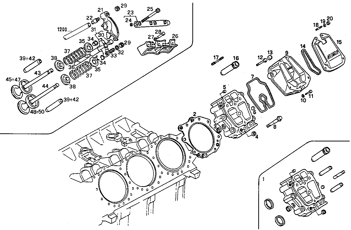 CYLINDER HEAD parts diagram