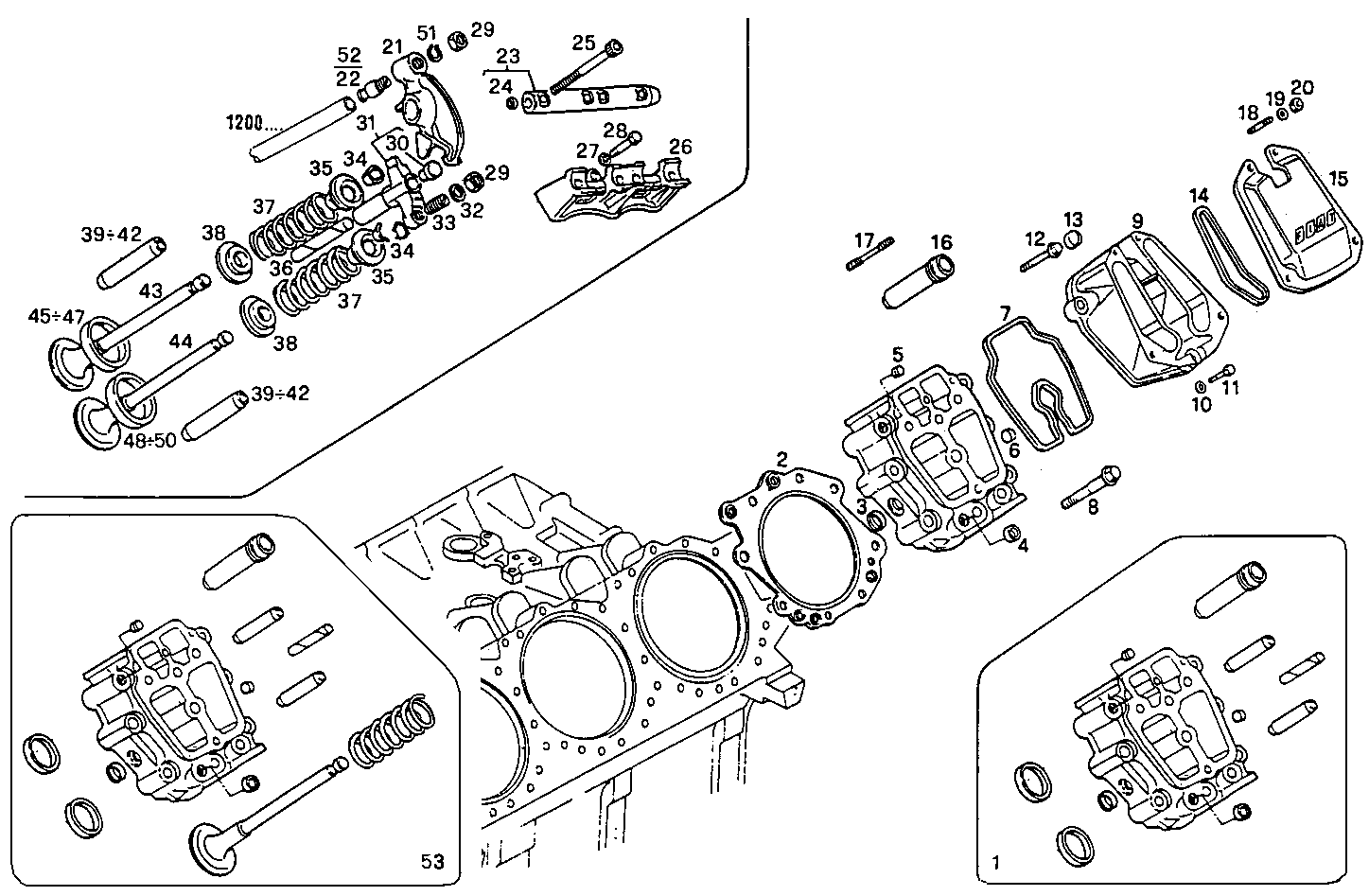 CYLINDER HEAD parts diagram