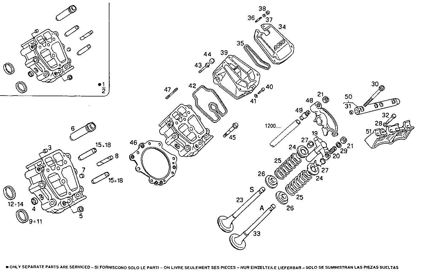 CYLINDER HEAD parts diagram