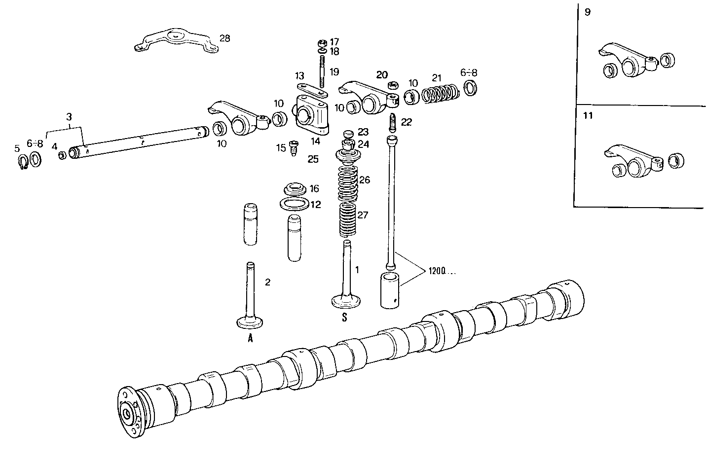 CYLINDER HEAD parts diagram