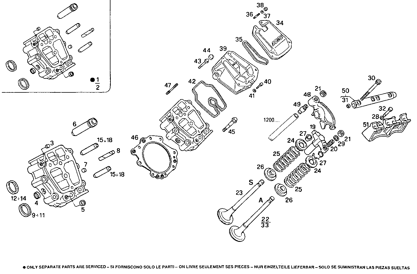 CYLINDER HEAD parts diagram