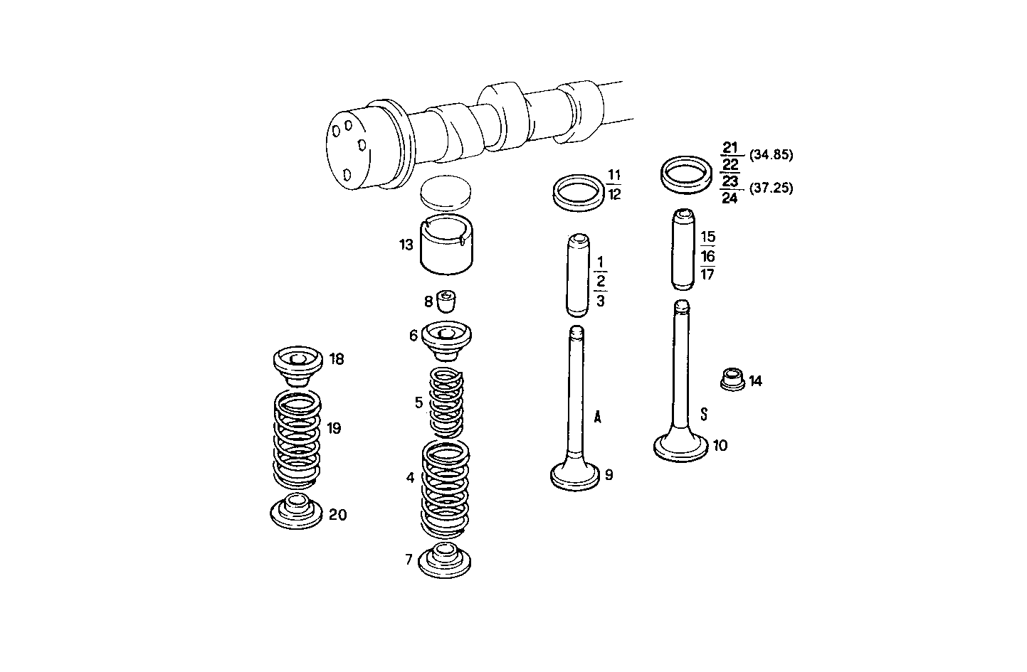 CYLINDER HEAD parts diagram