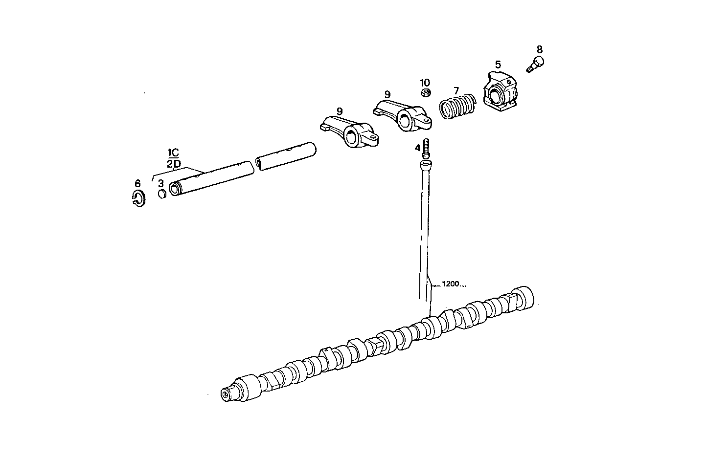 CYLINDER HEAD parts diagram