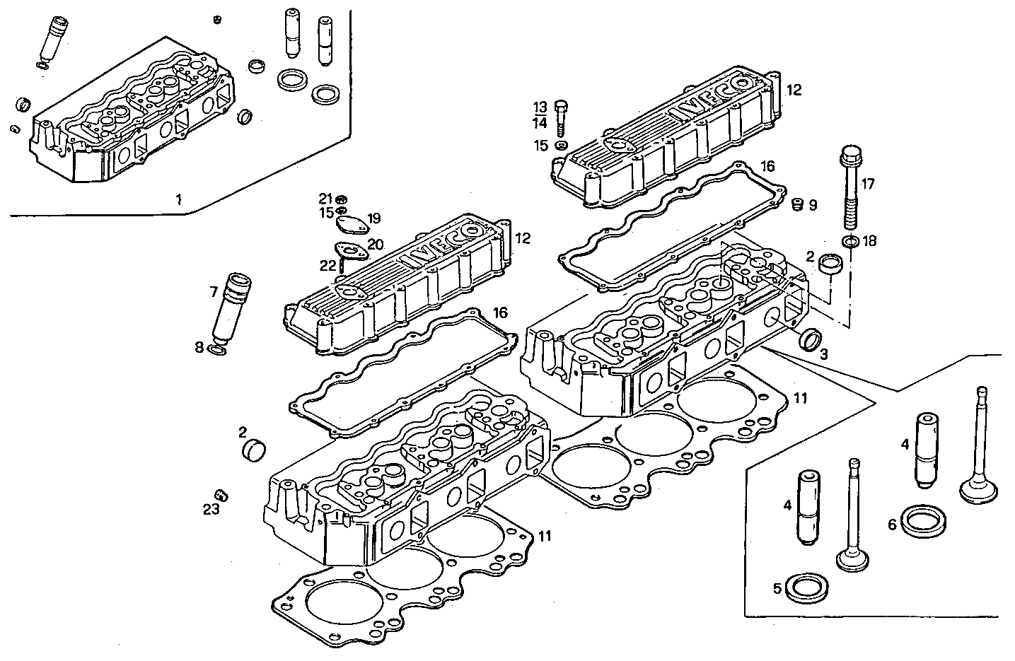 CYLINDER HEAD parts diagram