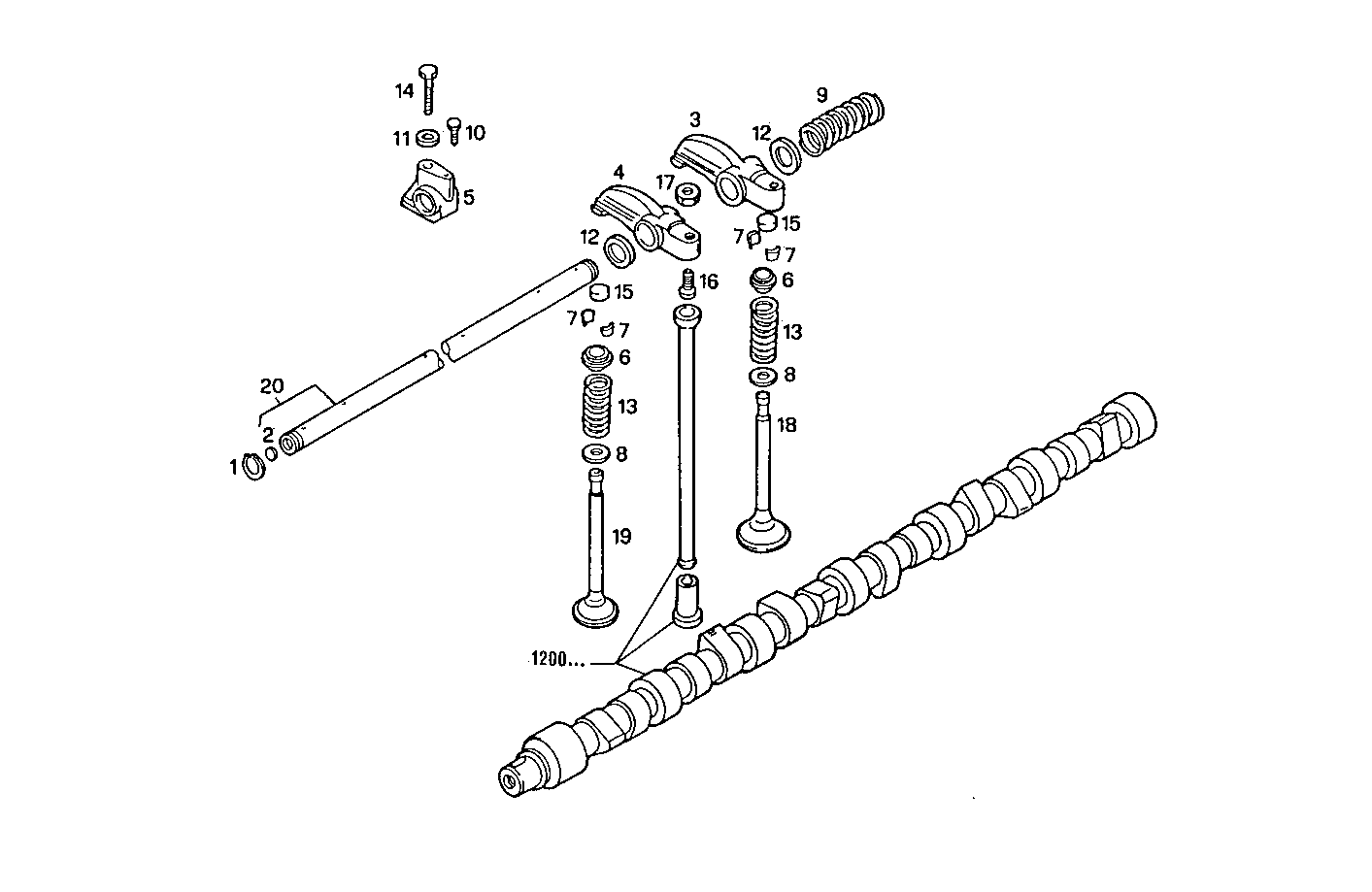 CYLINDER HEAD parts diagram