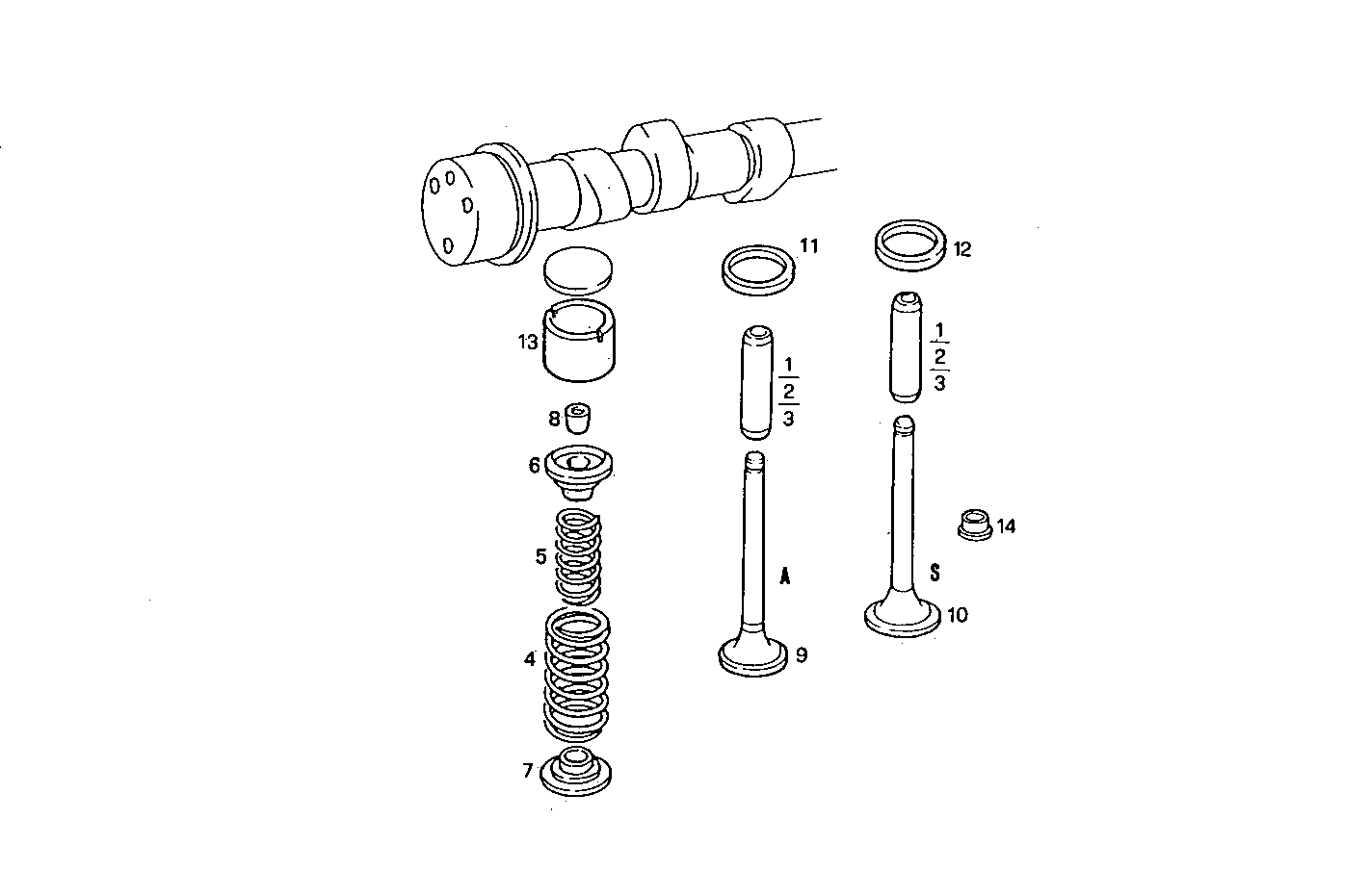 CYLINDER HEAD parts diagram