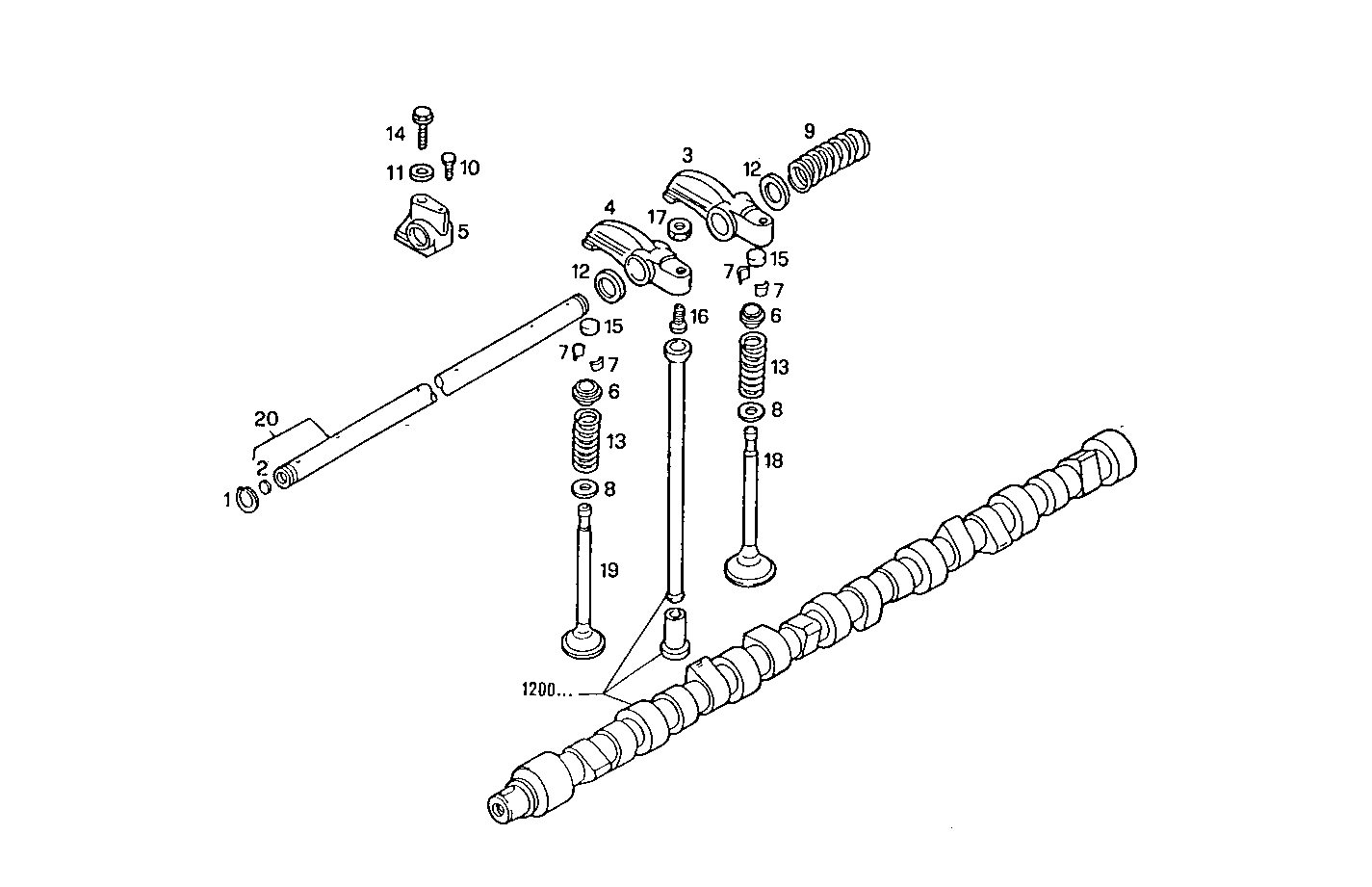 CYLINDER HEAD parts diagram