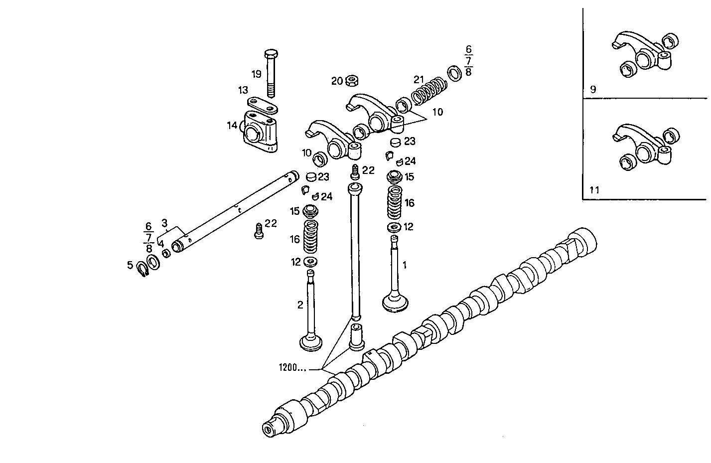 CYLINDER HEAD parts diagram