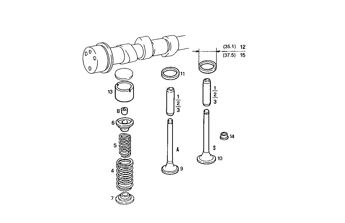 CYLINDER HEAD parts diagram