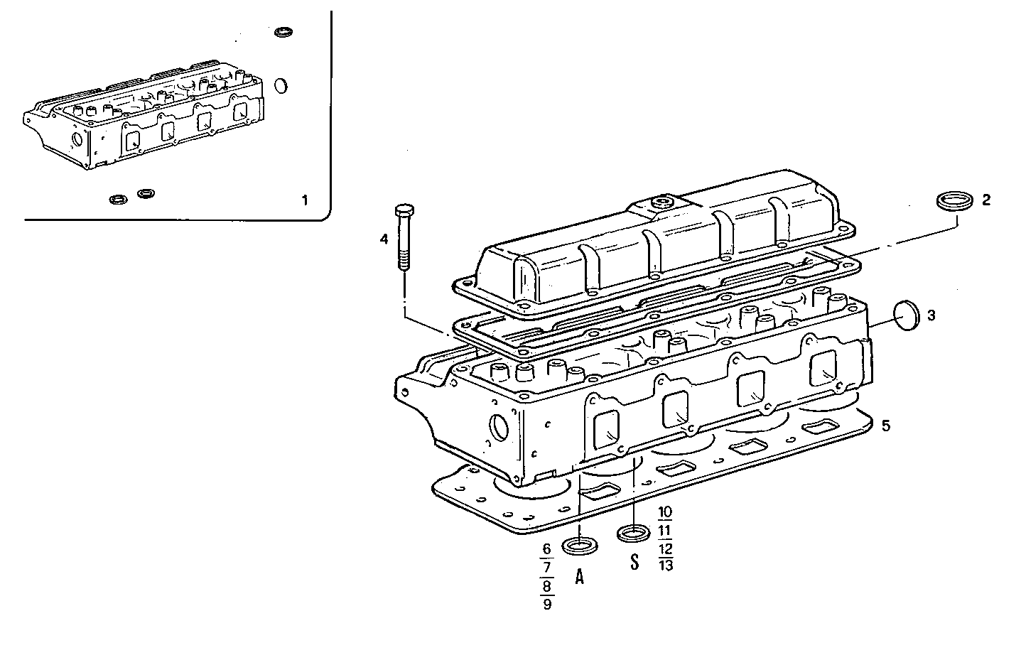 CYLINDER HEAD parts diagram