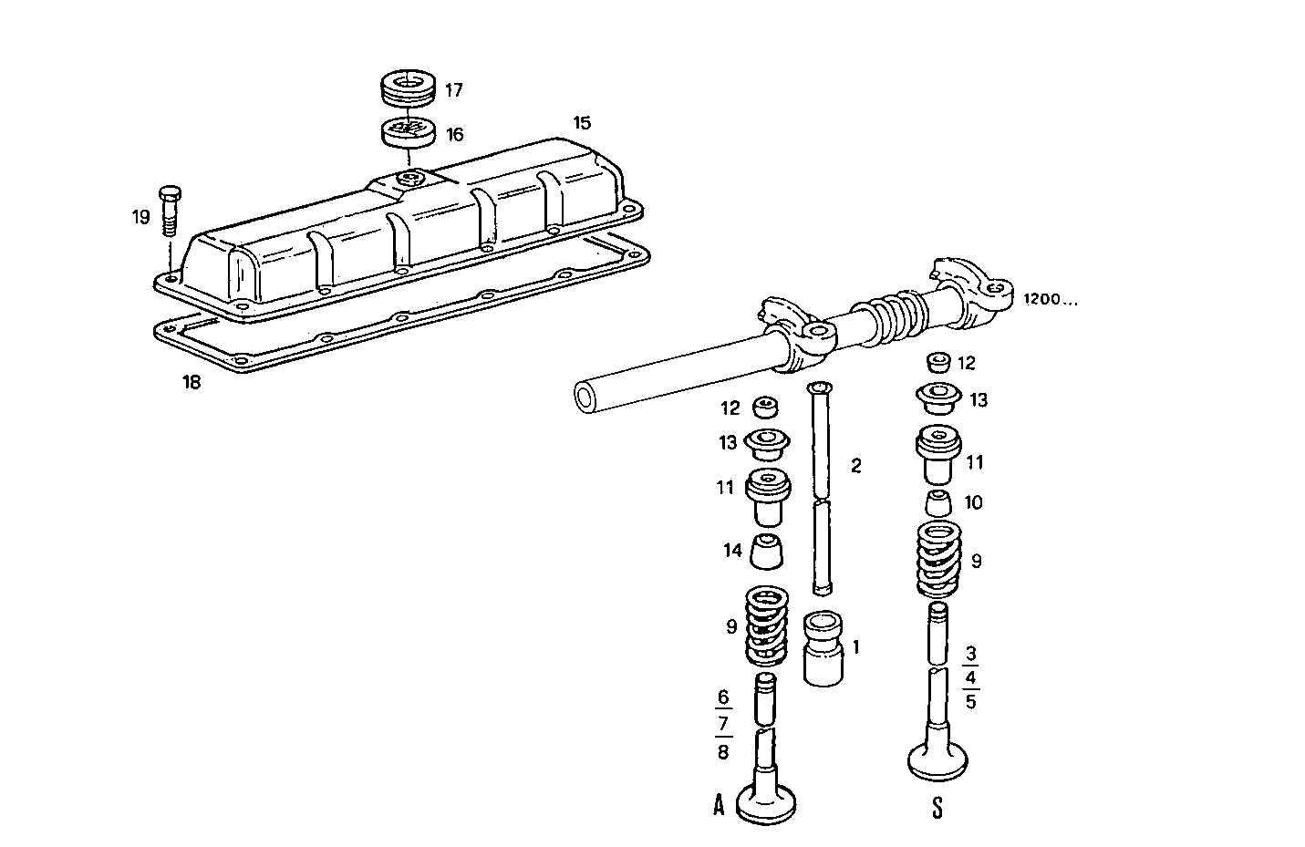 CYLINDER HEAD parts diagram