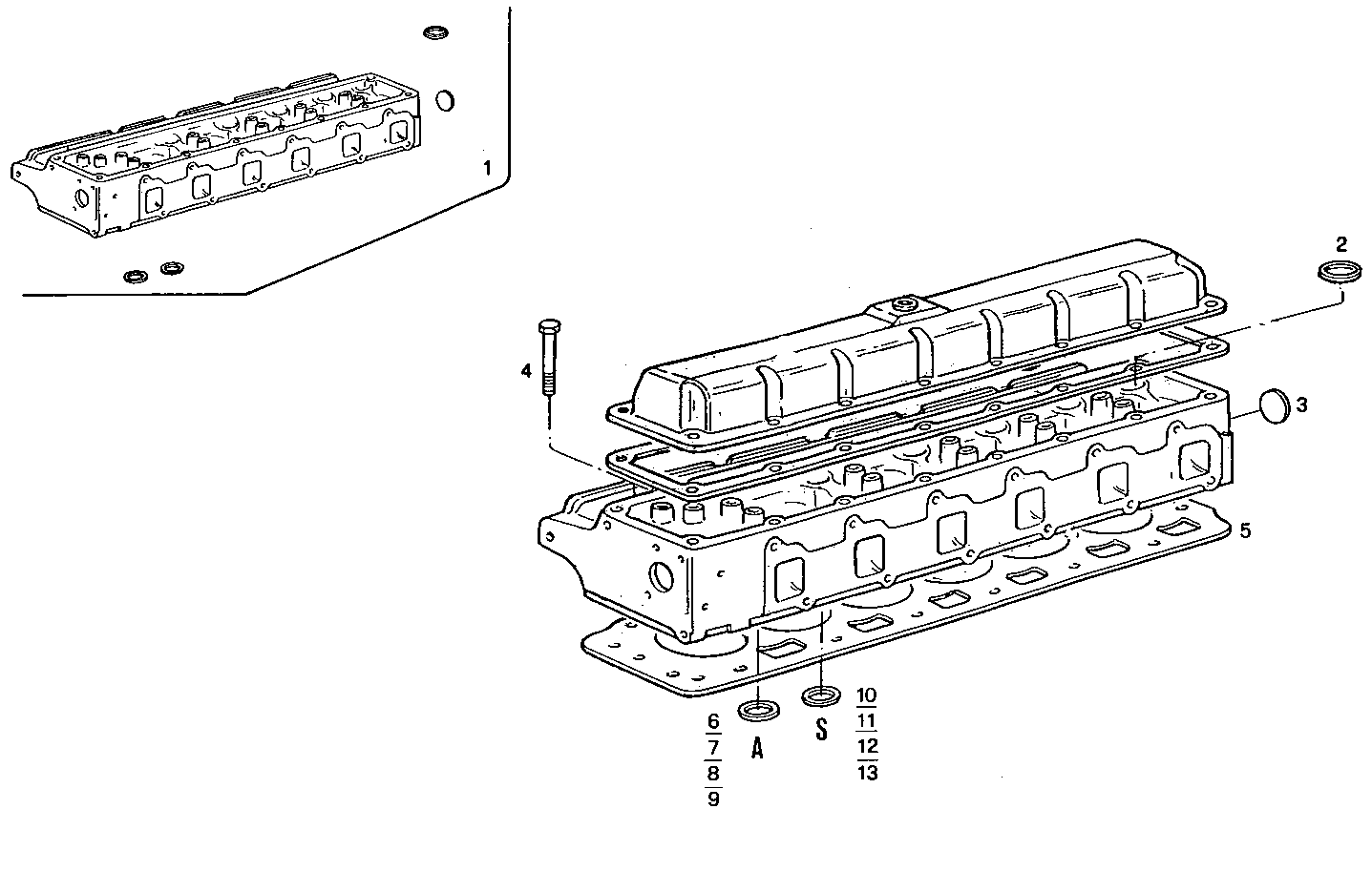 CYLINDER HEAD parts diagram