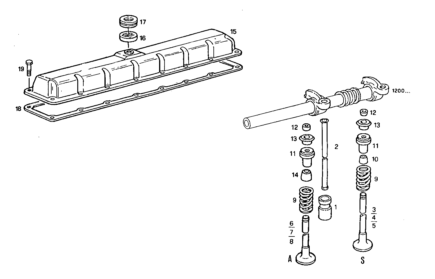 CYLINDER HEAD parts diagram