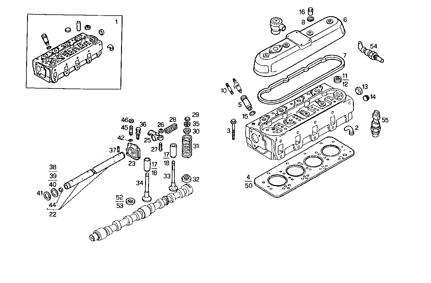 CYLINDER HEAD parts diagram