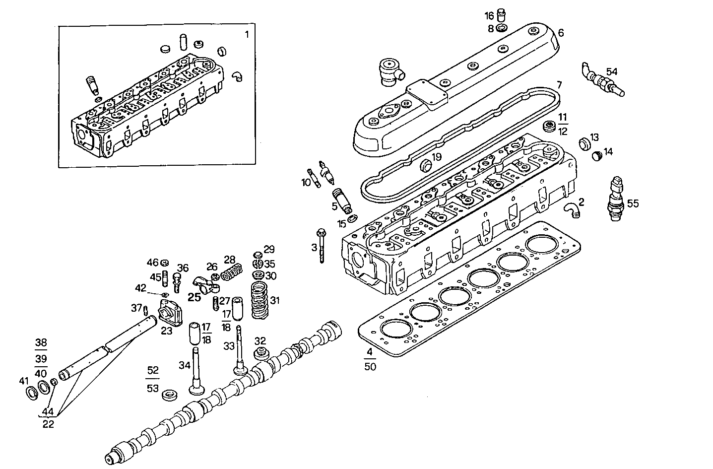 CYLINDER HEAD parts diagram