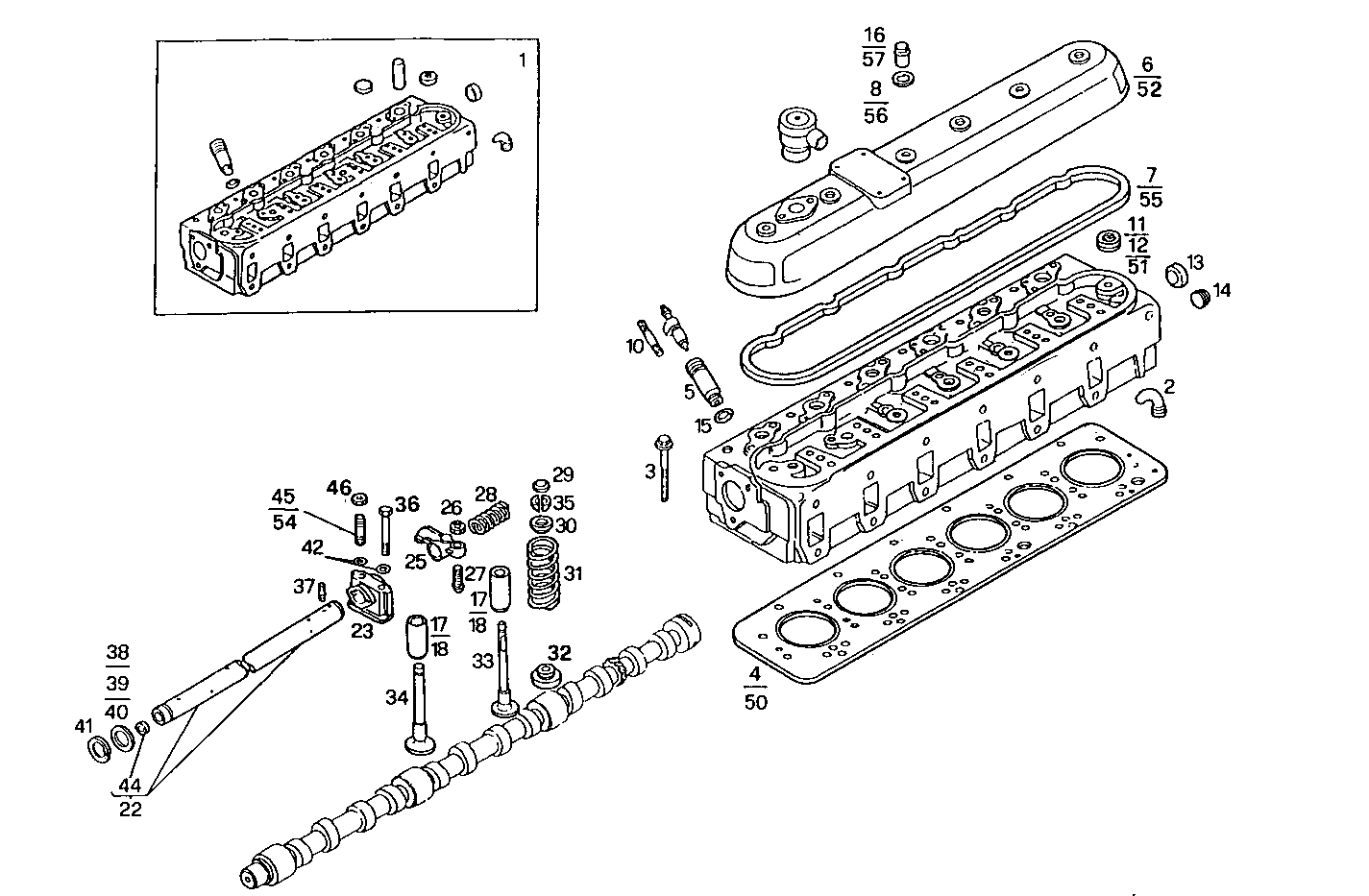 CYLINDER HEAD parts diagram