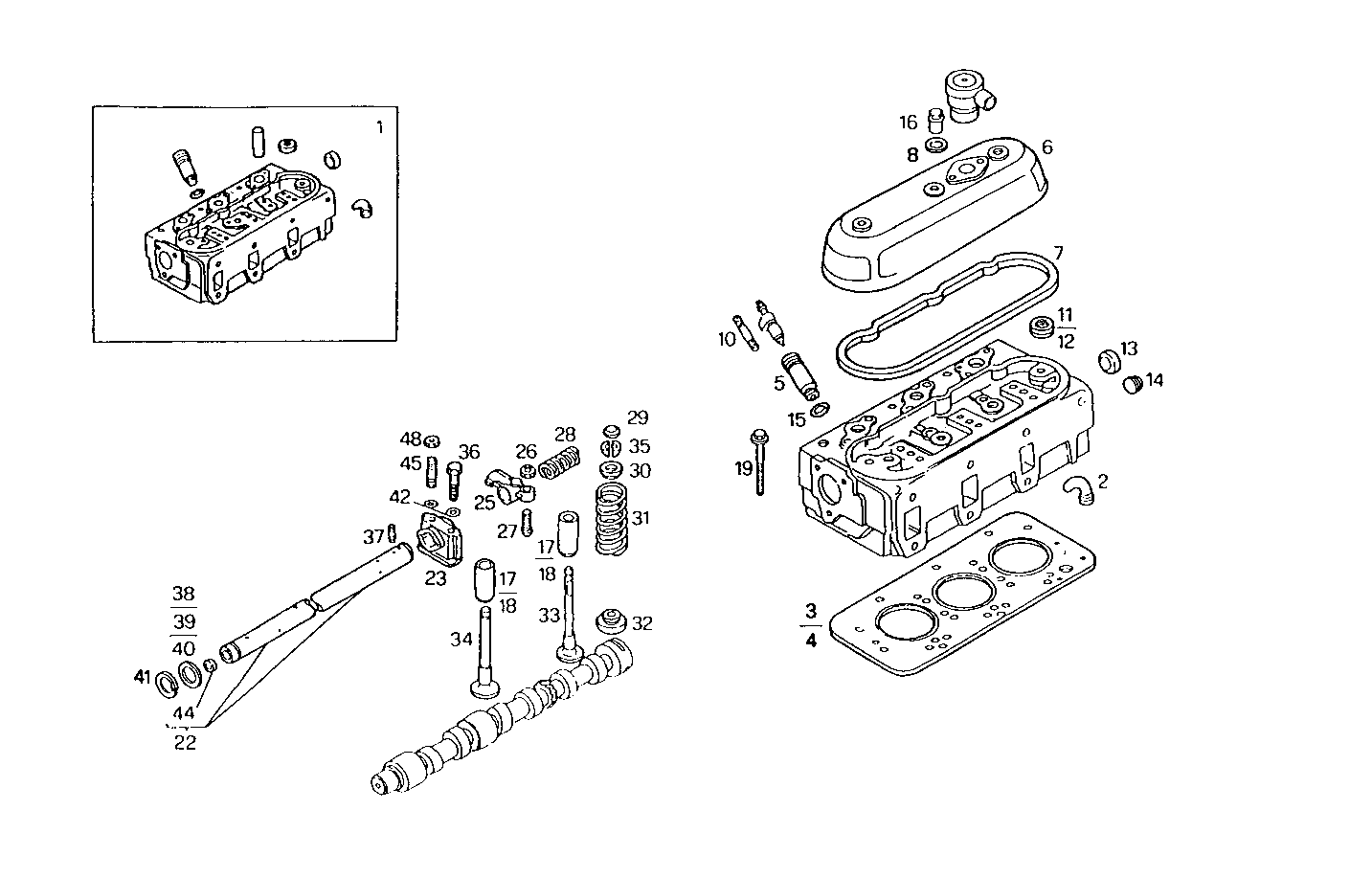 CYLINDER HEAD parts diagram