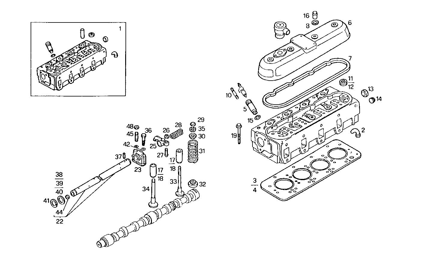 CYLINDER HEAD parts diagram