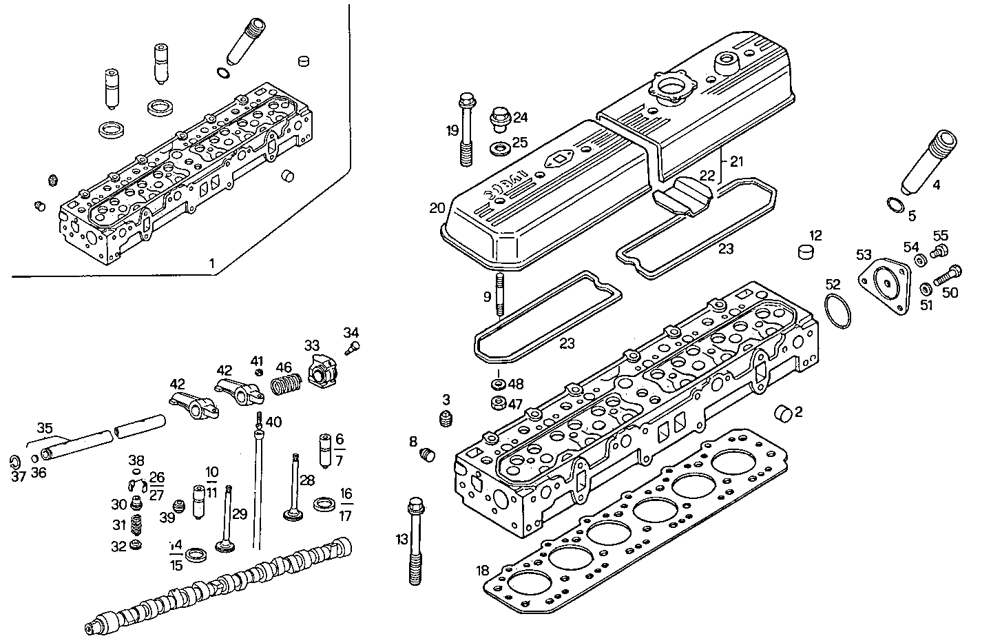 CYLINDER HEAD parts diagram