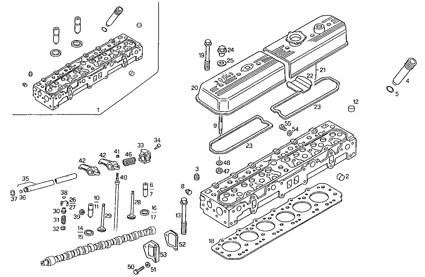 CYLINDER HEAD parts diagram