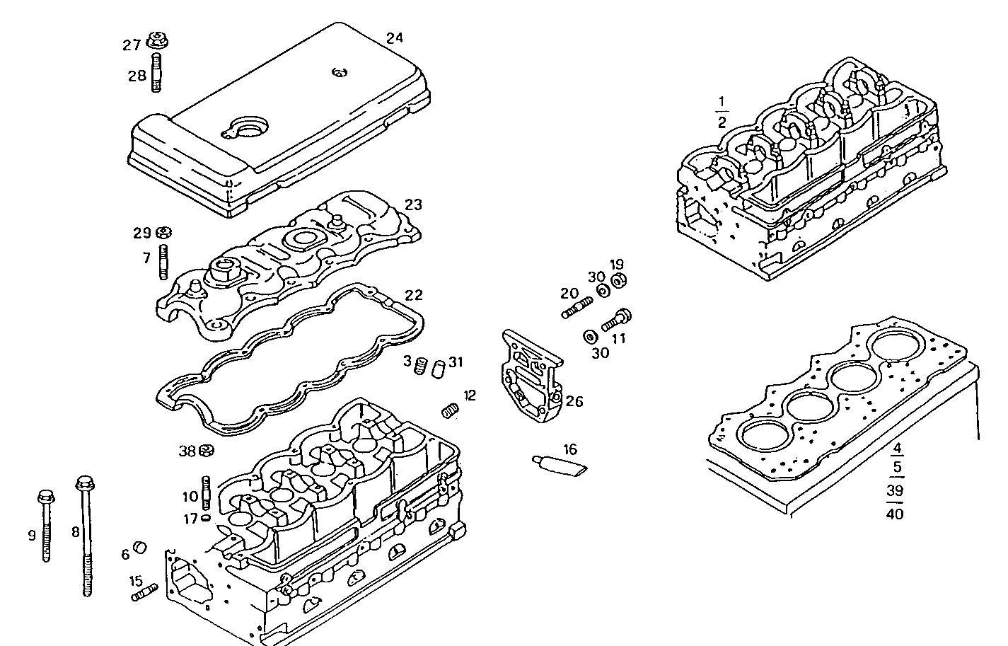 CYLINDER HEAD parts diagram