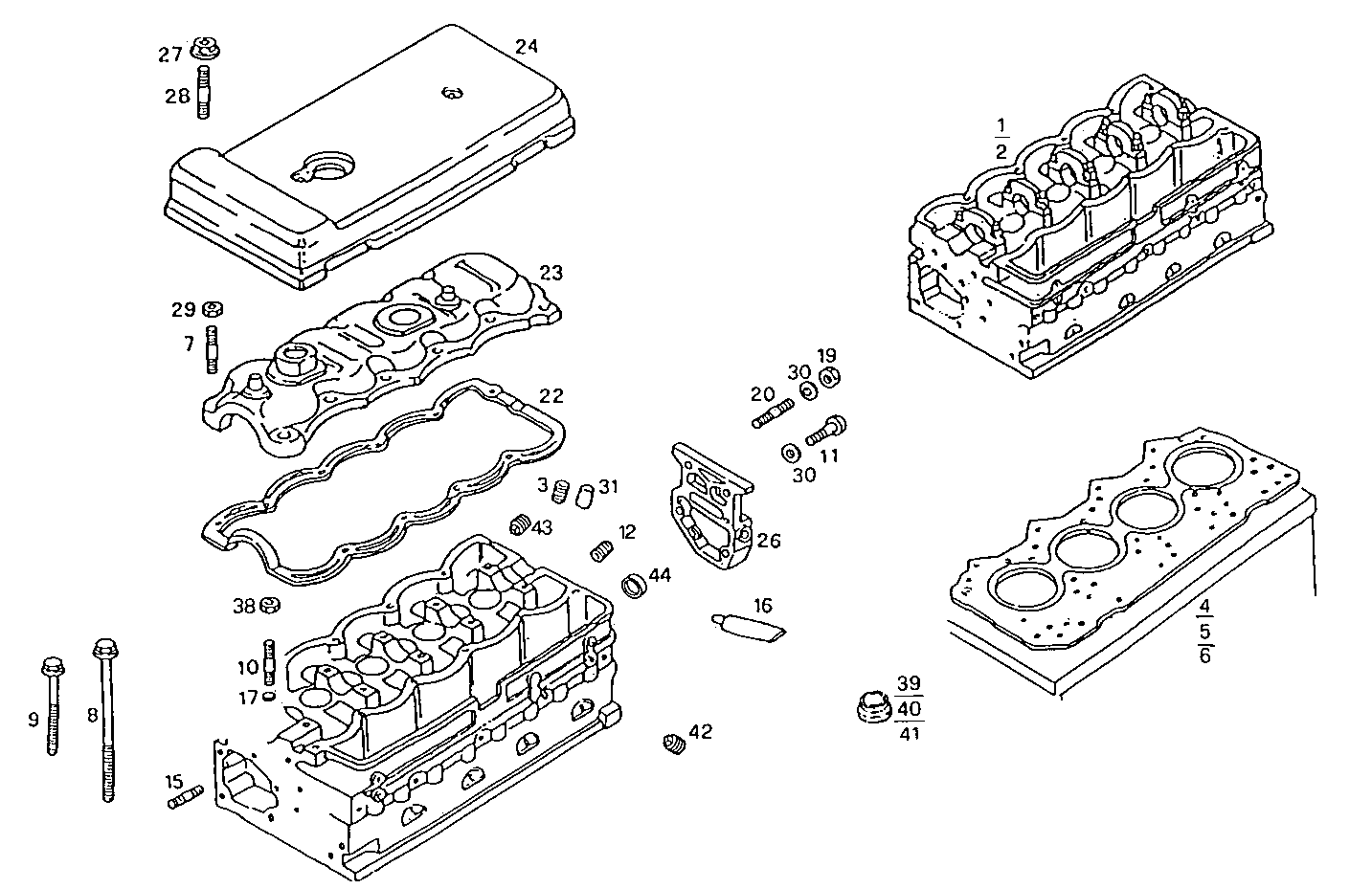 CYLINDER HEAD parts diagram