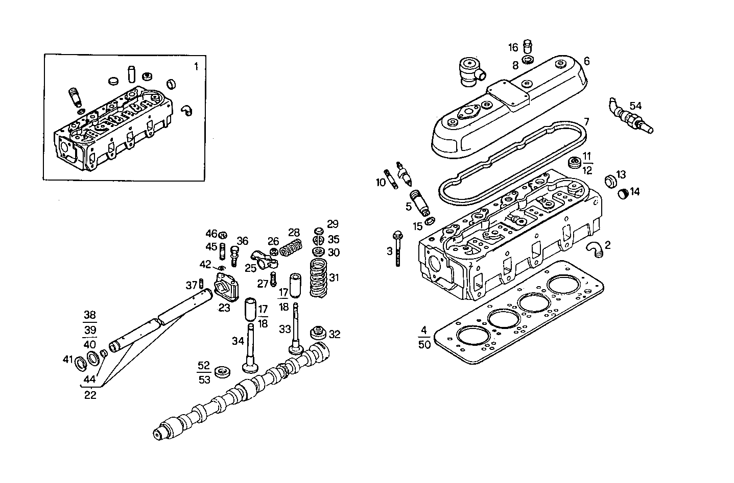 CYLINDER HEAD parts diagram