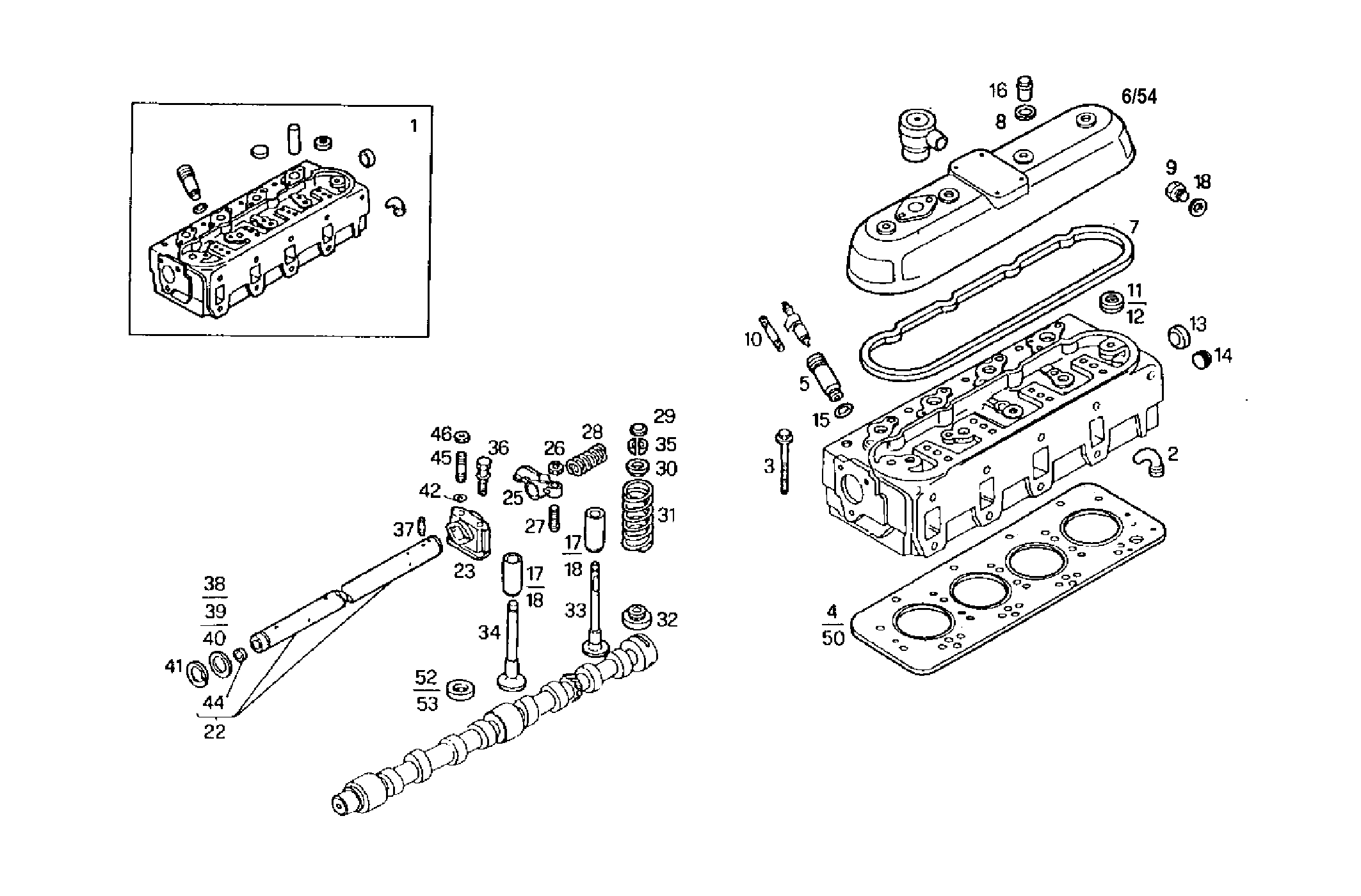 CYLINDER HEAD parts diagram