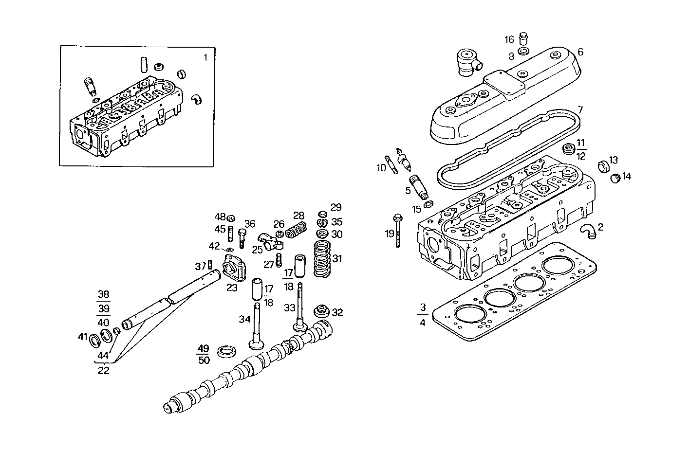 CYLINDER HEAD parts diagram