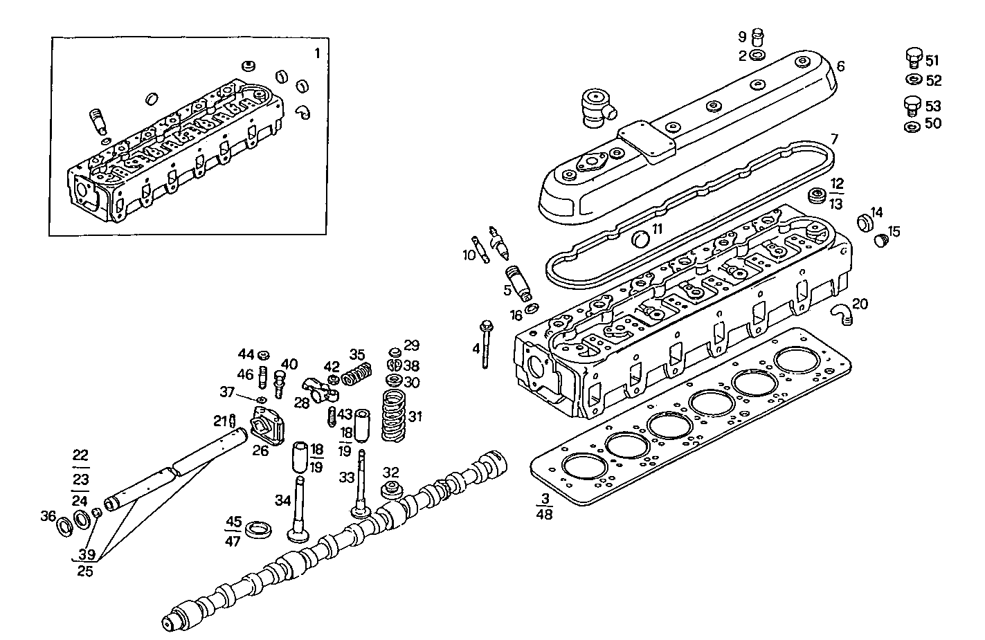 CYLINDER HEAD parts diagram