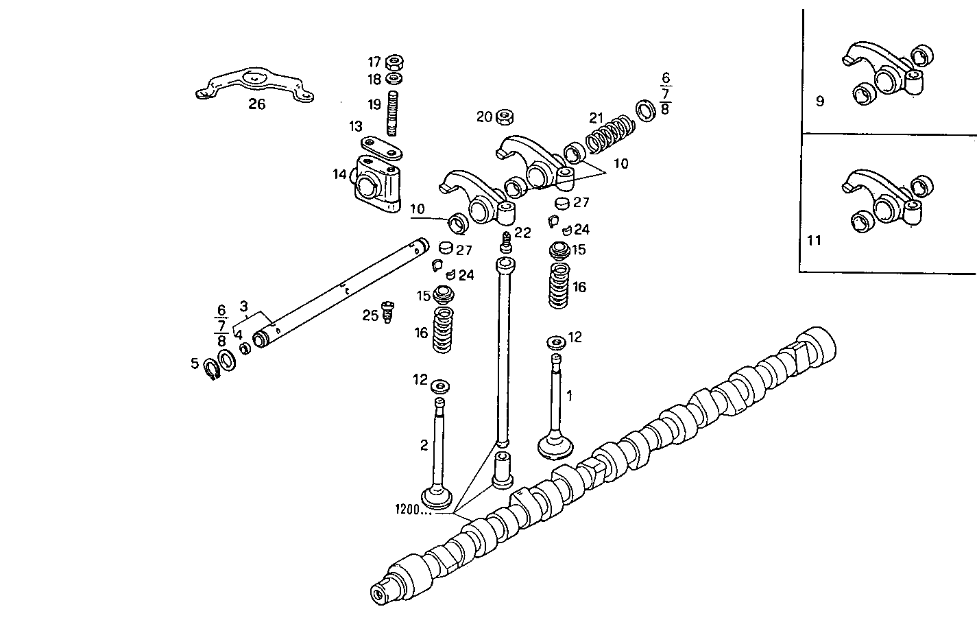 CYLINDER HEAD parts diagram