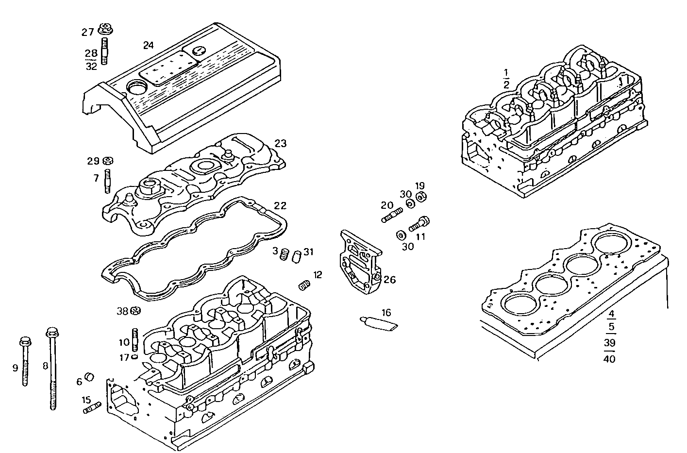 CYLINDER HEAD parts diagram