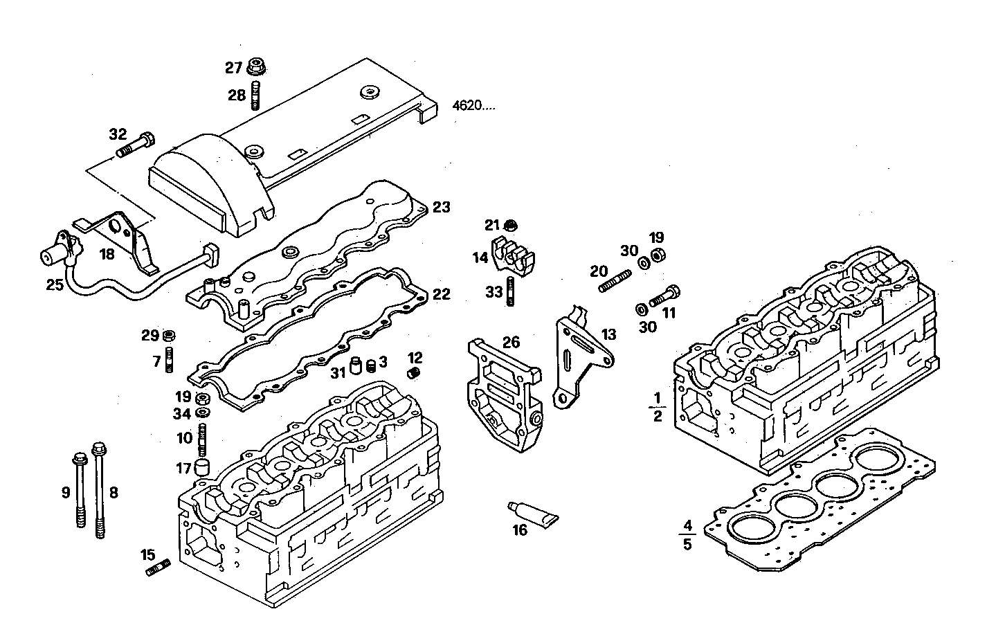 CYLINDER HEAD parts diagram
