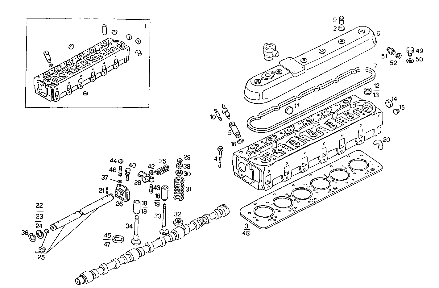 CYLINDER HEAD parts diagram
