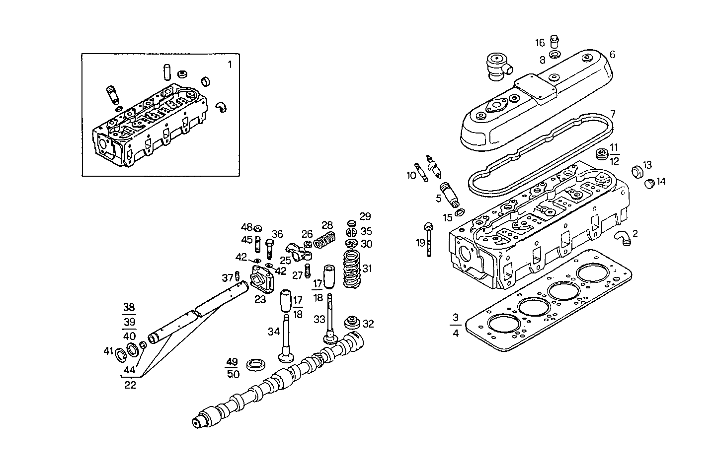 CYLINDER HEAD parts diagram