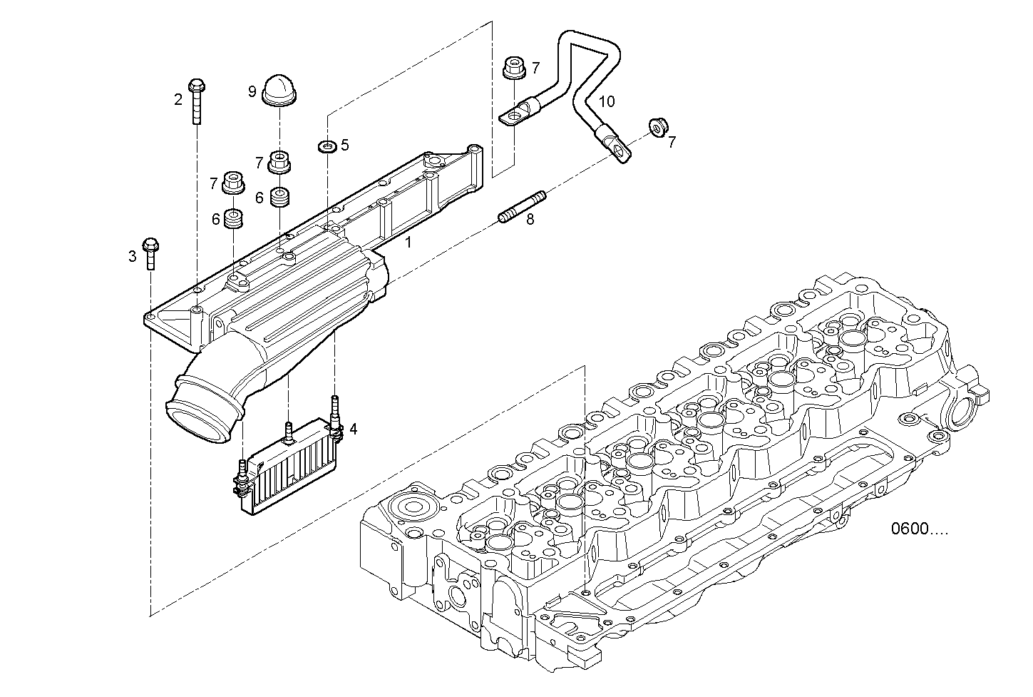 INTAKE MANIFOLD parts diagram