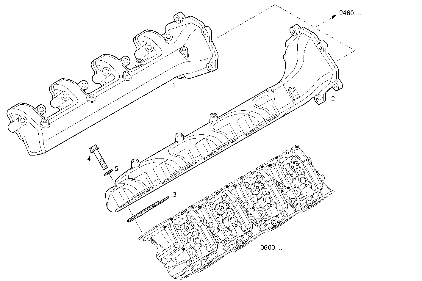 INTAKE MANIFOLD parts diagram