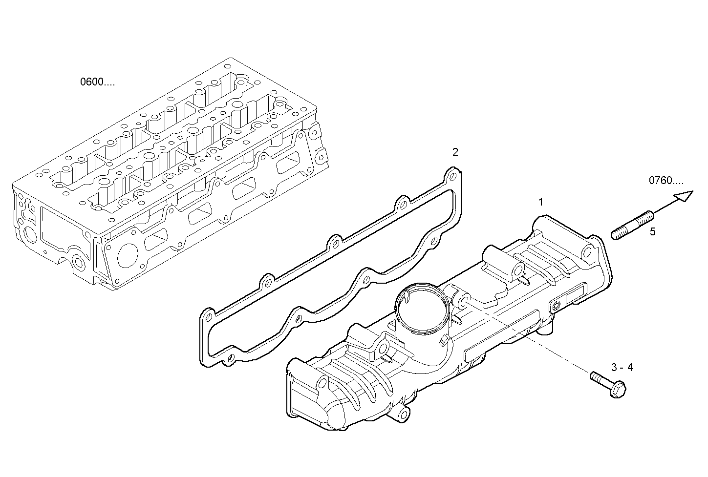 INTAKE MANIFOLD parts diagram