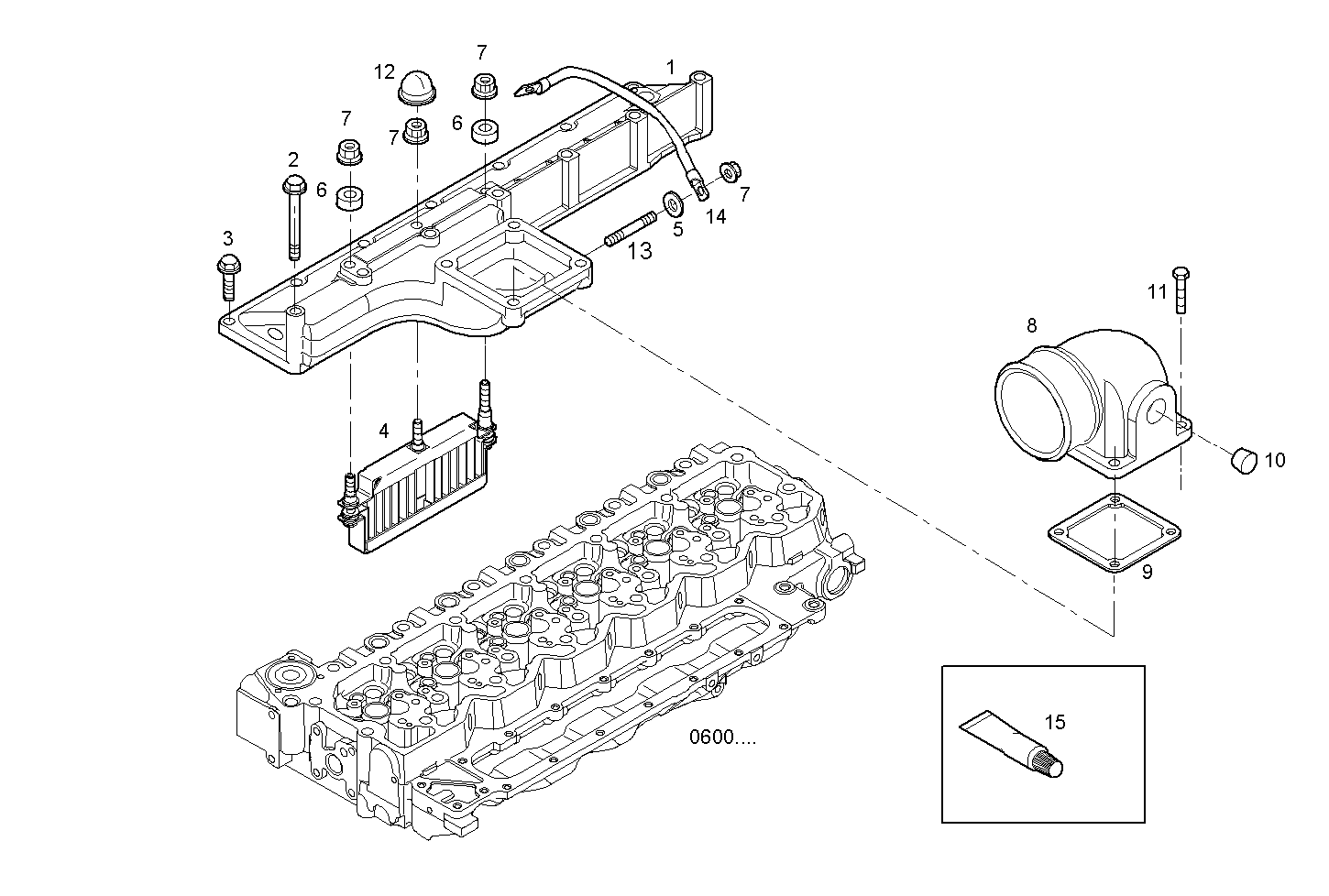 INTAKE MANIFOLD parts diagram