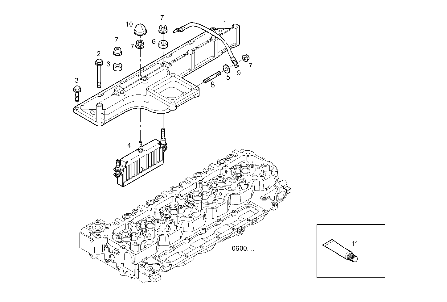 INTAKE MANIFOLD parts diagram