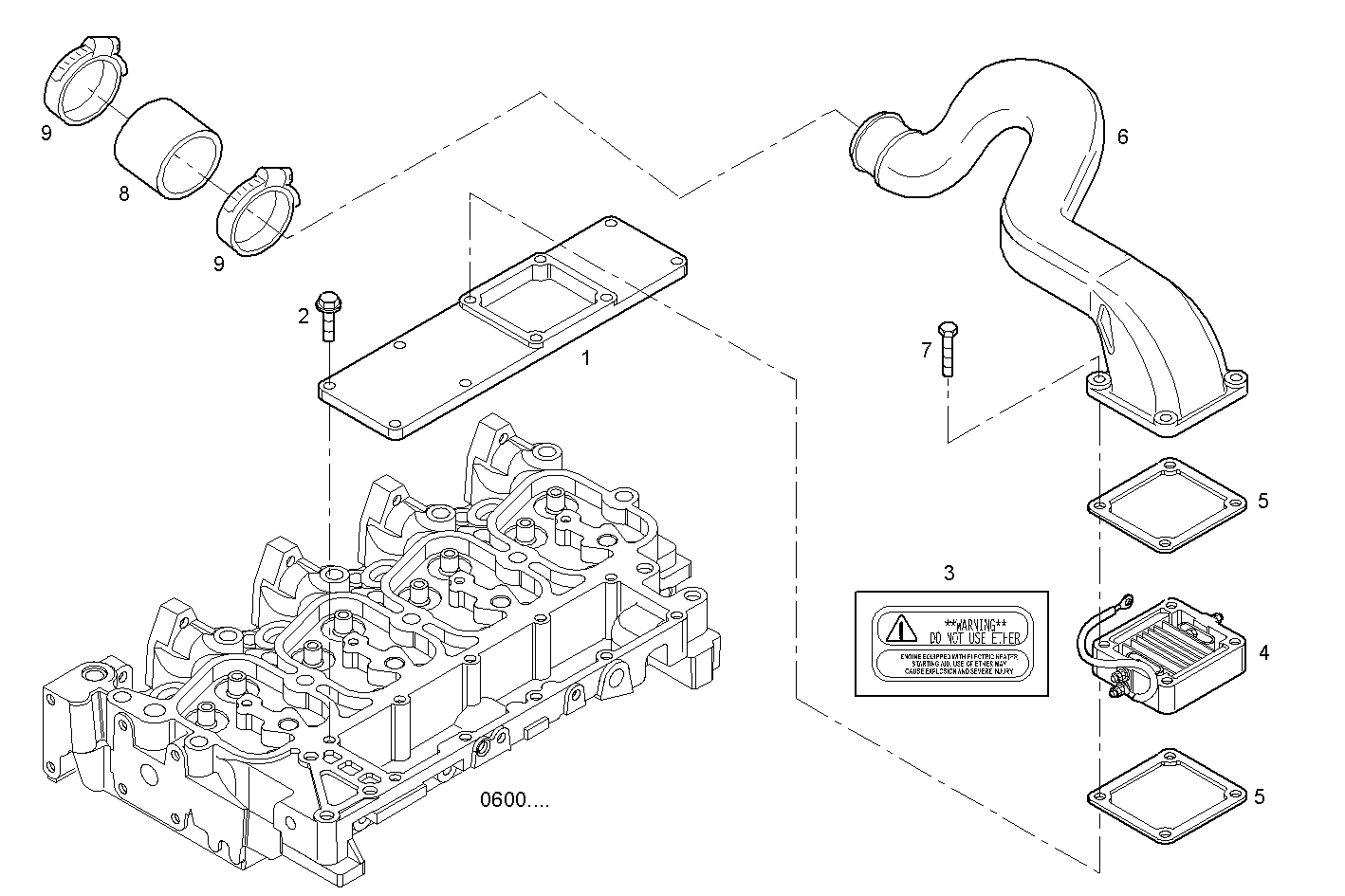 INTAKE MANIFOLD parts diagram