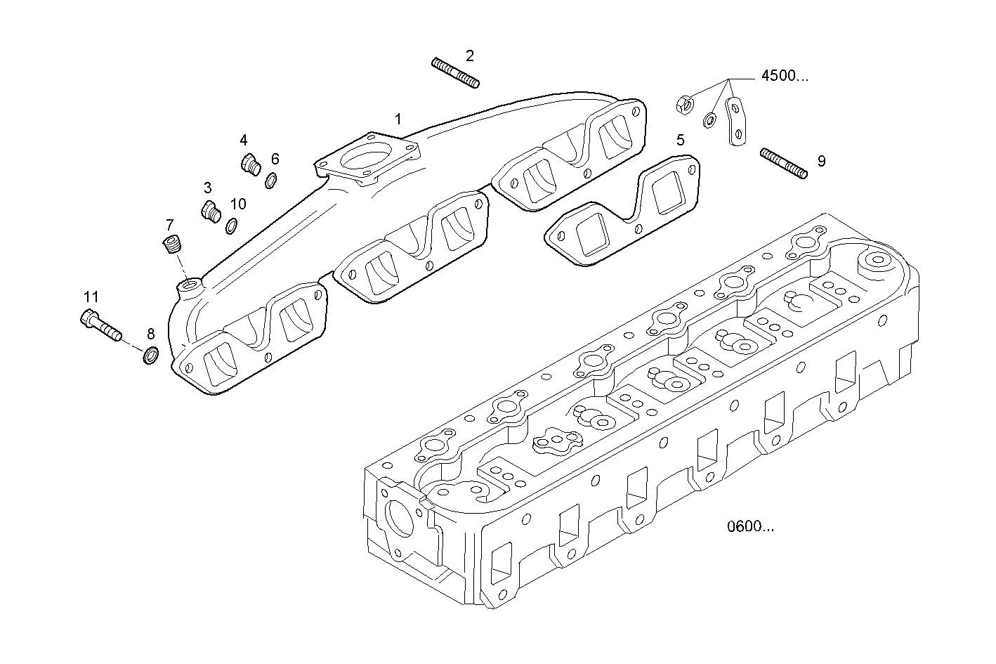INTAKE MANIFOLD parts diagram