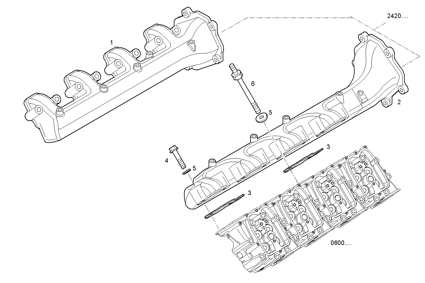 INTAKE MANIFOLD parts diagram