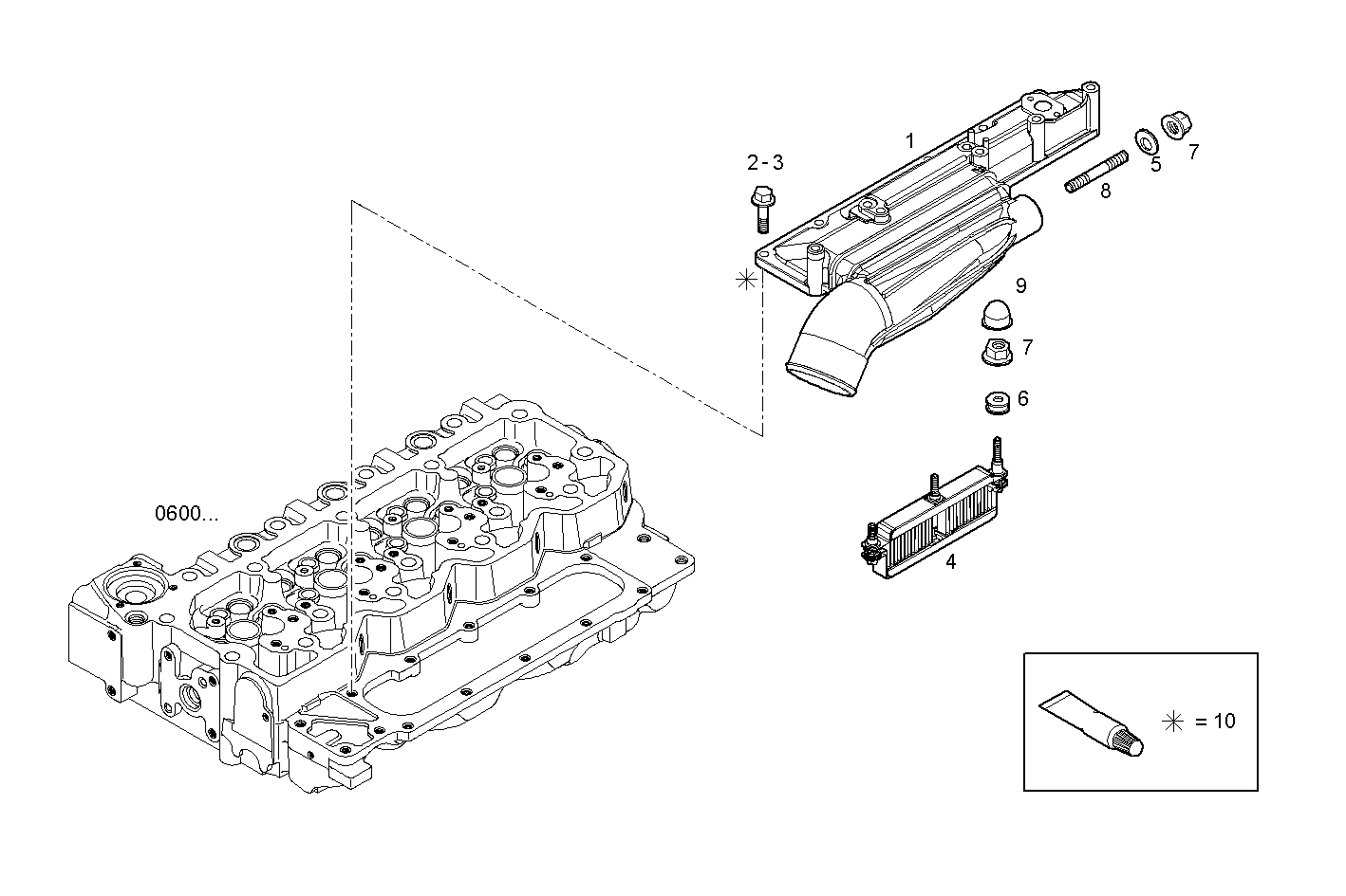 INTAKE MANIFOLD parts diagram