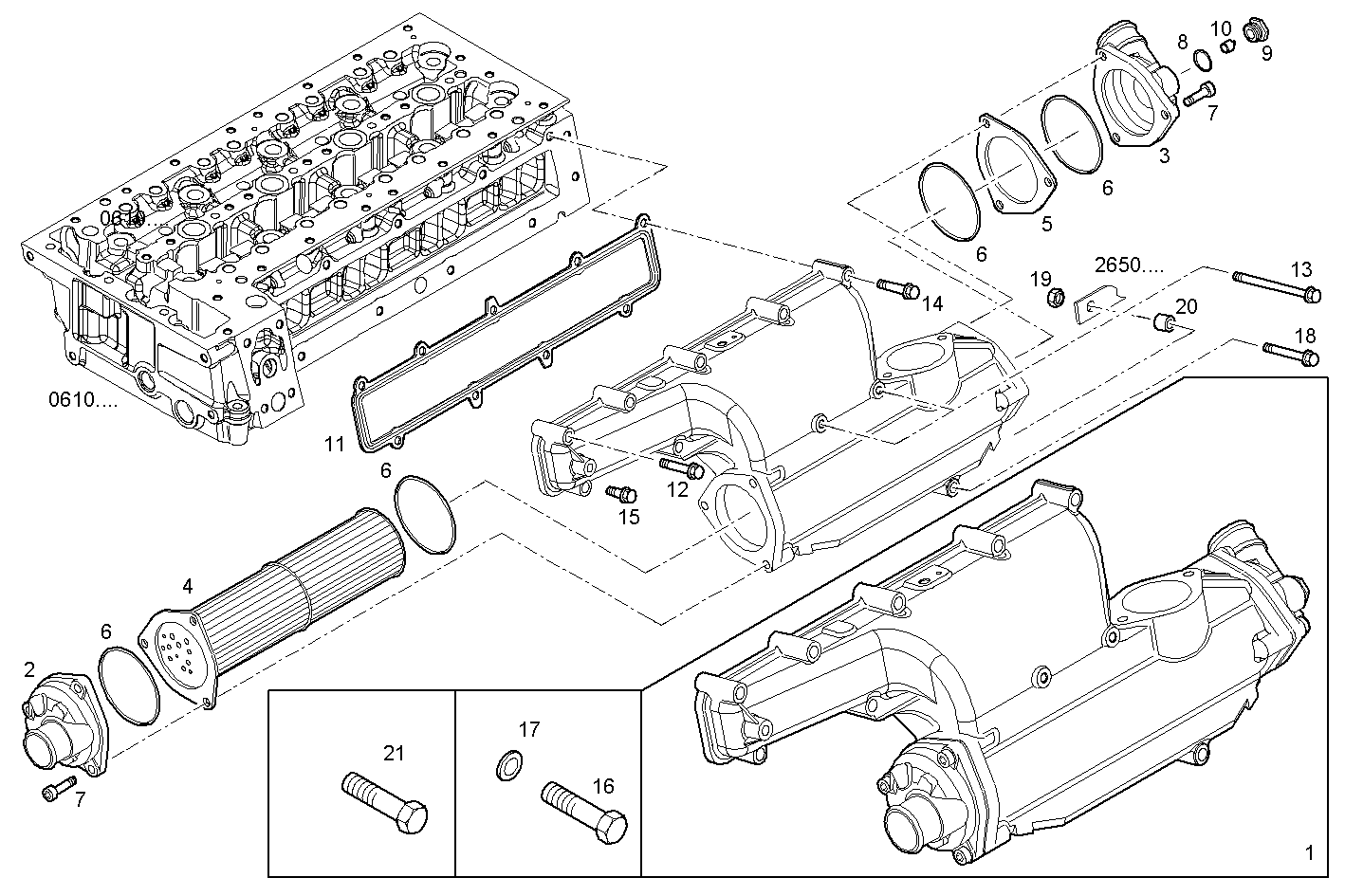 INTAKE MANIFOLD parts diagram