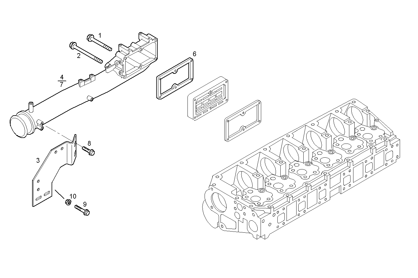 INTAKE MANIFOLD parts diagram