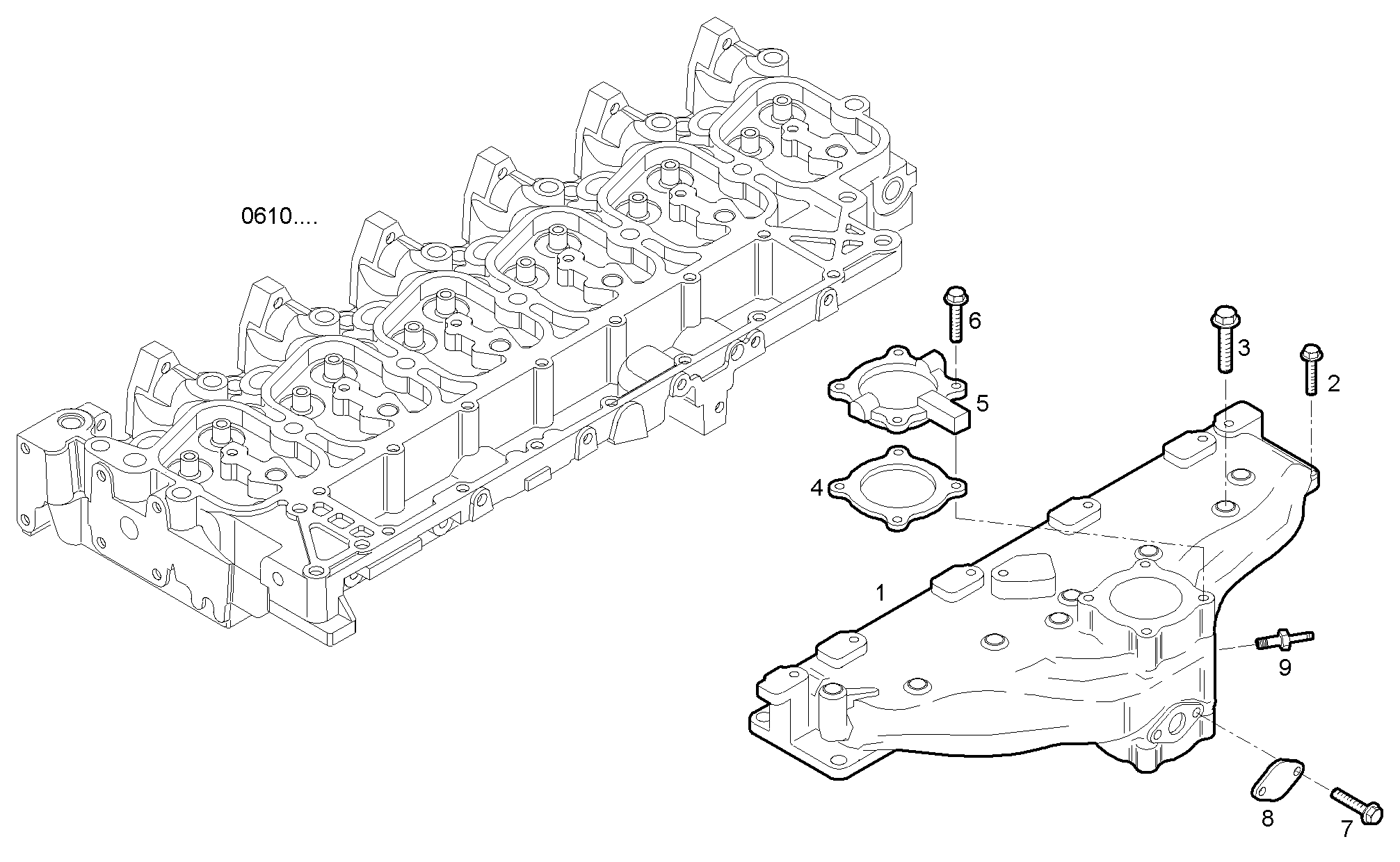INTAKE MANIFOLD parts diagram